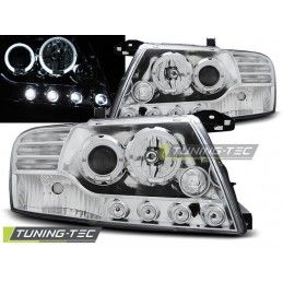 MITSUBISHI PAJERO V60 00-06 ANGEL EYES CHROME, Eclairage Mitsubishi