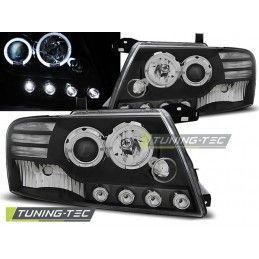 MITSUBISHI PAJERO V60 00-06 ANGEL EYES BLACK, Eclairage Mitsubishi