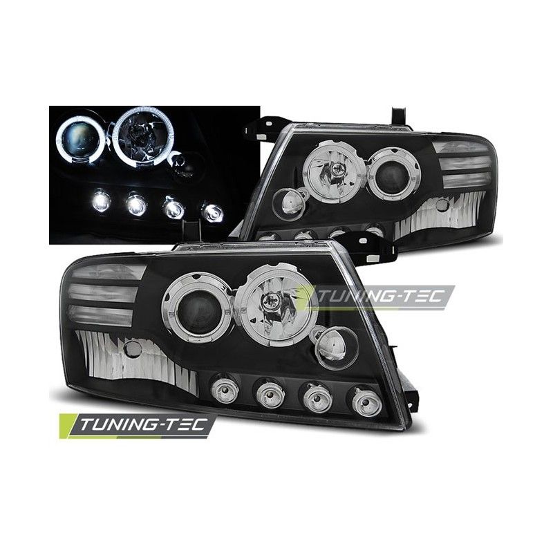 MITSUBISHI PAJERO V60 00-06 ANGEL EYES BLACK, Eclairage Mitsubishi