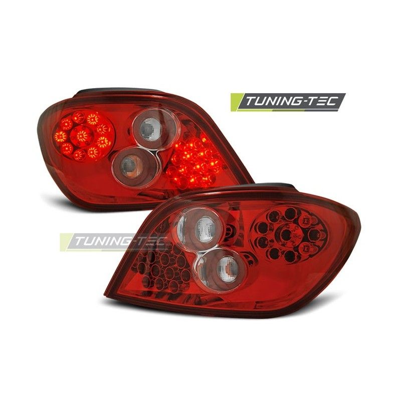 PEUGEOT 307 04.01-07 RED WHITE LED, 307