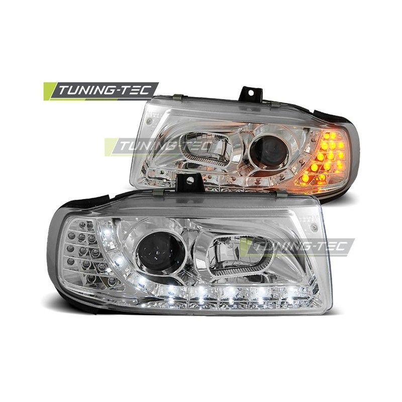 HEADLIGHTS DAYLIGHT CHROME fits SEAT IBIZA/CORDOBA/ POLO VARIANT, SEDAN 10.93-08.99, Ibiza 6K 93-02