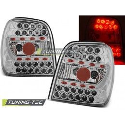 LED TAIL LIGHTS CHROME fits VW POLO 6N 10.94-09.99, Polo III 6N/6N2 94-01