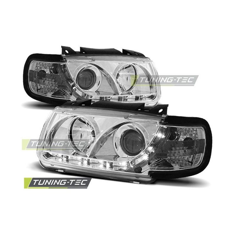 HEADLIGHTS DAYLIGHT CHROME fits VW POLO 6N 10.94-09.99 HATCHBACK, Polo III 6N/6N2 94-01