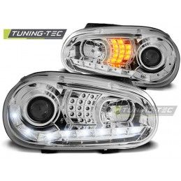 HEADLIGHTS DAYLIGHT CHROME fits VW GOLF 4 09.97-09.03, Golf 4