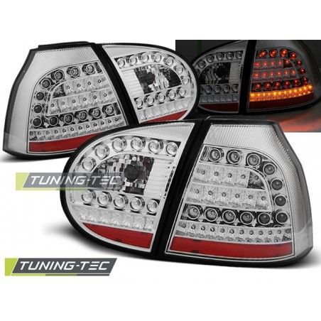 LED TAIL LIGHTS CHROME fits VW GOLF 5 10.03-09, Golf 5