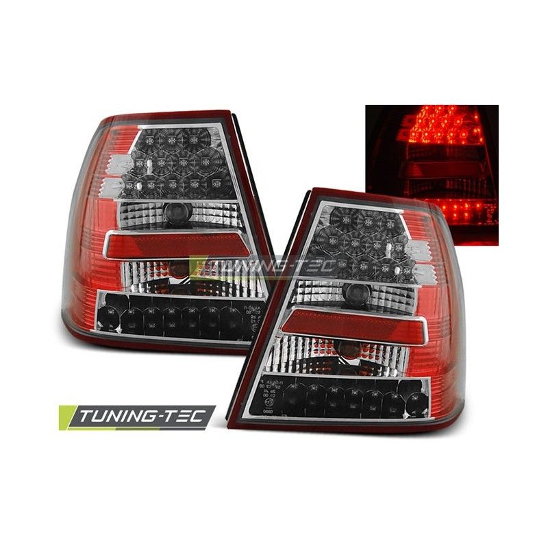 LED TAIL LIGHTS RED WHITE fits VW BORA 09.98-07.05, Eclairage Volkswagen