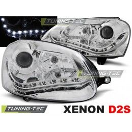 XENON HEADLIGHTS CHROME fits VW GOLF 5, Golf 5