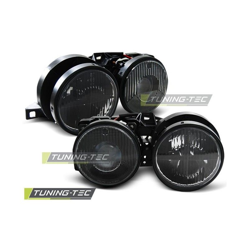 HEADLIGHTS BLACK fits BMW E30 11.82-06.94, Serie 3 E30