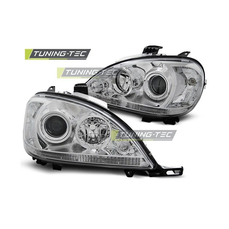 HEADLIGHTS CHROME fits MERCEDES W163 ML M-KLASA 03.98-08.01, ML W163