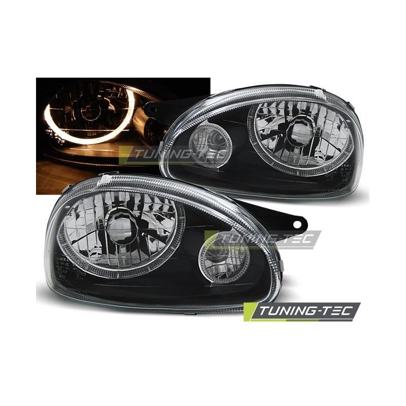 OPEL CORSA B 02.93-10.00 ANGEL EYES BLACK, Corsa B