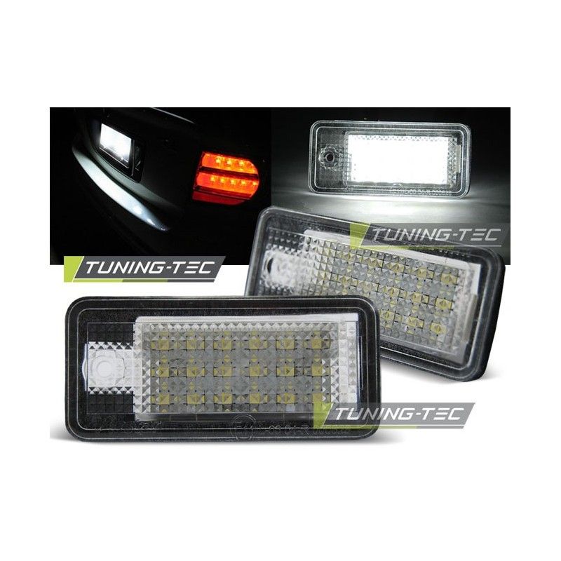 LICENSE LED LIGHTS fits AUDI A3/A4/A6/Q7 with CANBUS, Eclairage Audi