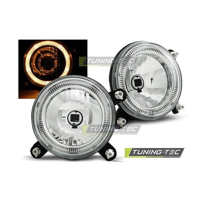 HEADLIGHTS ANGEL EYES CHROME fits VW GOLF 1 / GOLF 2, Golf 1