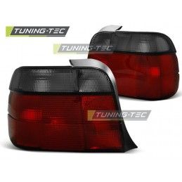 TAIL LIGHTS RED SMOKE fits BMW E36 12.90-08.99 COMPACT, Serie 3 E36 Berline/Compact