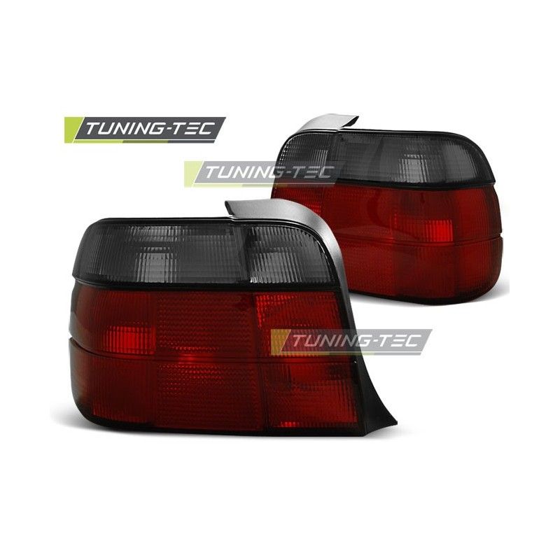 TAIL LIGHTS RED SMOKE fits BMW E36 12.90-08.99 COMPACT, Serie 3 E36 Berline/Compact