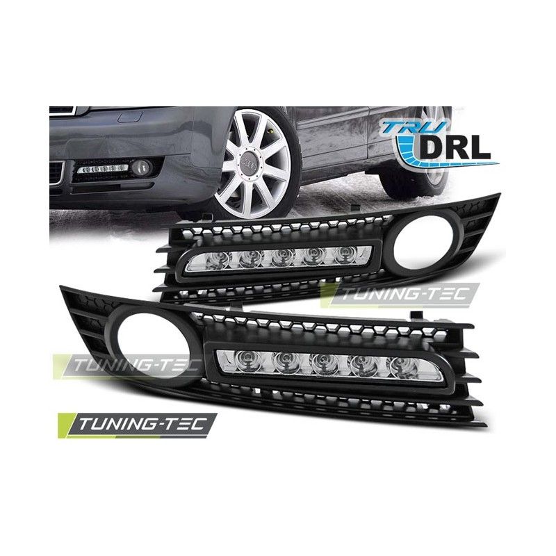 FOG LIGHT COVER LED DRL fits AUDI A4 01-04, Eclairage Audi FOG LIGHT COVER LED DRL fits AUDI A4 01-04, Eclairage Audi