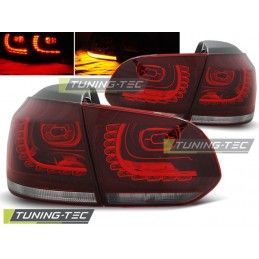 LED TAIL LIGHTS RED WHITE fits VW GOLF 6 10.08-12, Golf 6