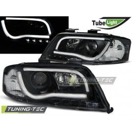 HEADLIGHTS TUBE LIGHT BLACK fits AUDI A6 05.97-05.01, A6 4B C5 97-04