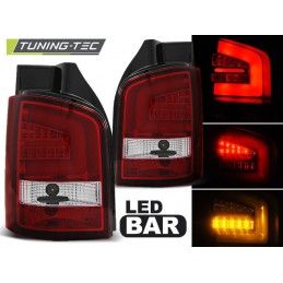 LED BAR TAIL LIGHTS RED WHIE fits VW T5 04.03-09, T5