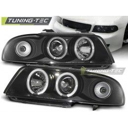 HEADLIGHTS ANGEL EYES BLACK fits AUDI A4 11.94-12.98, A4 B5 94-01