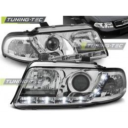 HEADLIGHTS DAYLIGHT CHROME fits AUDI A4 01.99-09.00, A4 B5 94-01