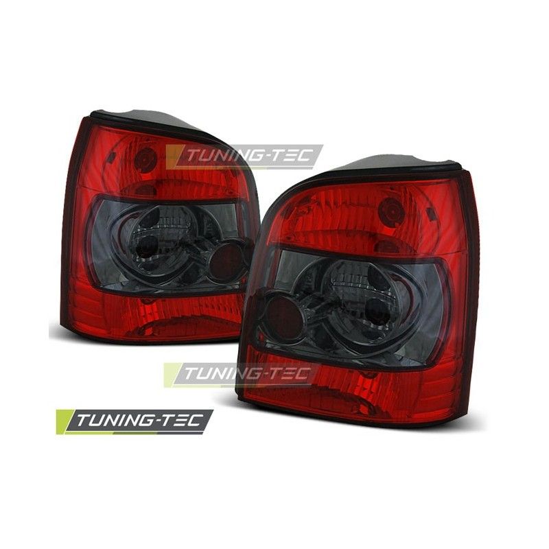 TAIL LIGHTS RED SMOKE fits AUDI A4 11.94-01 AVANT, A4 B5 94-01