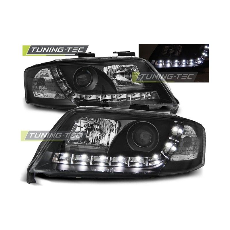 HEADLIGHTS DAYLIGHT BLACK fits AUDI A6 05.97-05.01, A6 4B C5 97-04