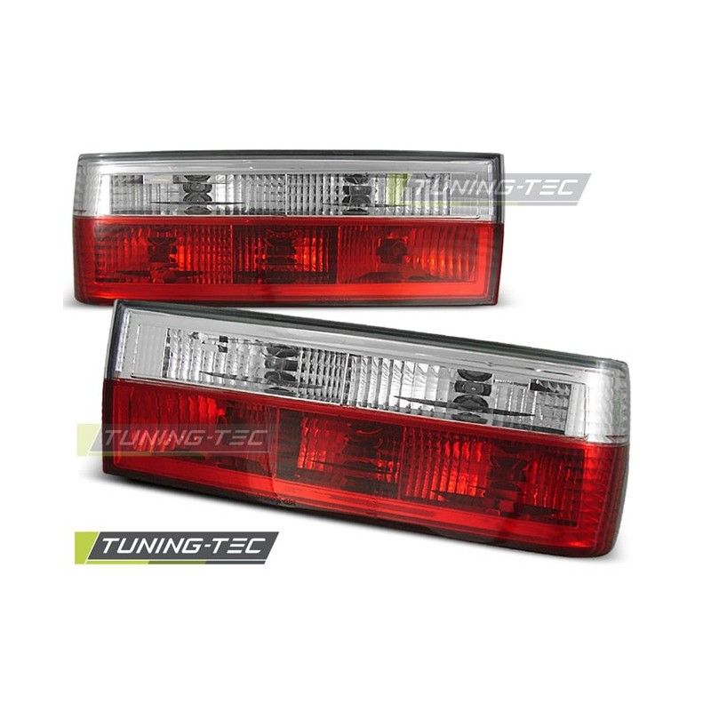TAIL LIGHTS RED WHITE fits BMW E30 11.82-08.87, Serie 3 E30