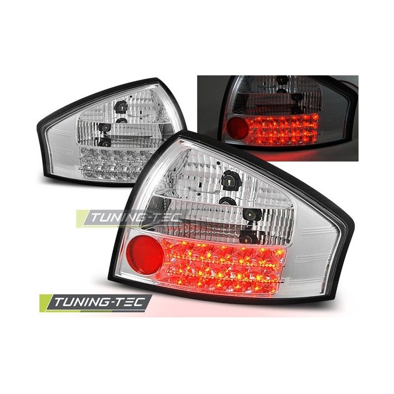 LED TAIL LIGHTS CHROME fits AUDI A6 05.97-.05.04, A6 4B C5 97-04