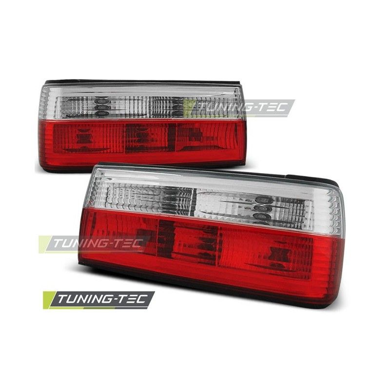 TAIL LIGHTS RED WHITE fits BMW E30 09.87-10.90, Serie 3 E30