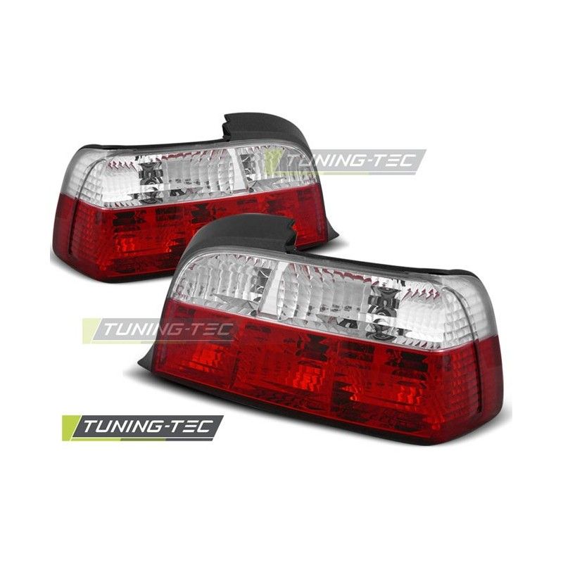 TAIL LIGHTS RED WHITE fits BMW E36 12.90-08.99 COUPE, Serie 3 E36 Coupé/Cab TAIL LIGHTS RED WHITE fits BMW E36 12.90-08.99 COUPE, Serie 3 E36 Coupé/Cab