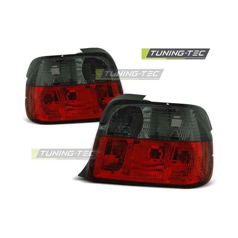 TAIL LIGHTS RED SMOKE fits BMW E36 12.90-08.99 COMPACT, Serie 3 E36 Berline/Compact