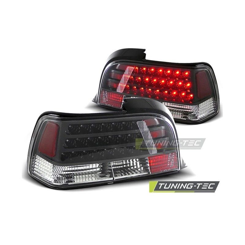 LED TAIL LIGHTS BLACK fits BMW E36 12.90-08.99 COUPE, Serie 3 E36 Coupé/Cab