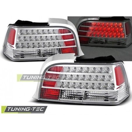 LED TAIL LIGHTS CHROME fits BMW E36 12.90-08.99 COUPE, Serie 3 E36 Coupé/Cab