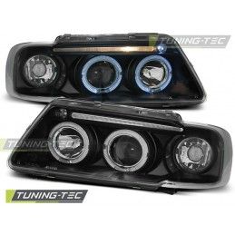 HEADLIGHTS ANGEL EYES BLACK fits AUDI A3 8L 08.96-08.00, A3 8L 96-03