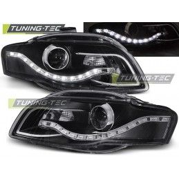 HEADLIGHTS DAYLIGHT BLACK fits AUDI A4 B7 11.04-03.08, A4 B7 04-08