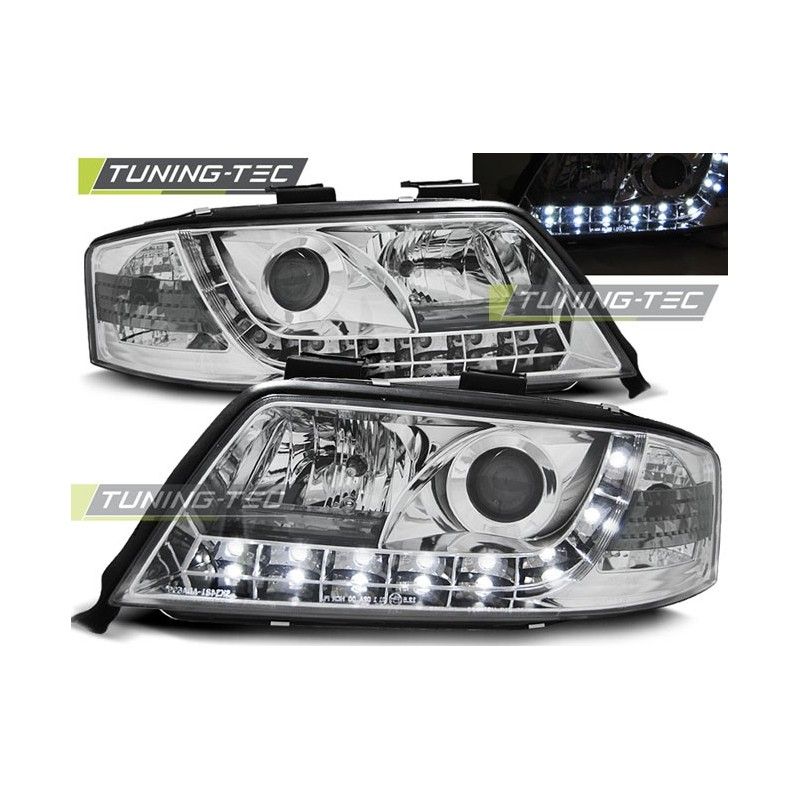 HEADLIGHTS DAYLIGHT CHROME fits AUDI A6 06.01-05.04, A6 4B C5 97-04