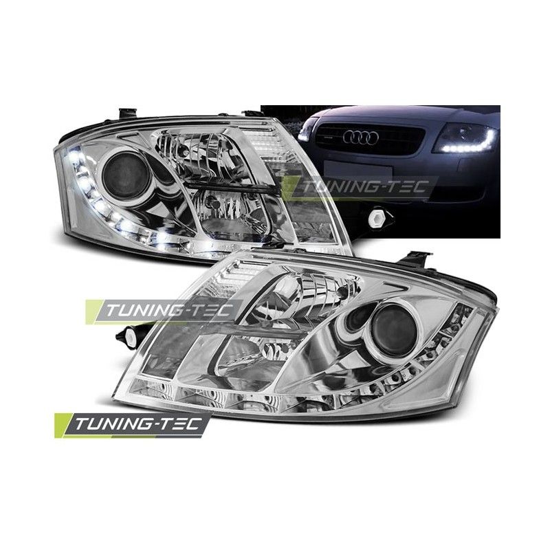 HEADLIGHTS DAYLIGHT CHROME fits AUDI TT 99-06, TT 8N 98-06