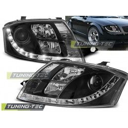 HEADLIGHTS DAYLIGHT BLACK fits AUDI TT 99-05, TT 8N 98-06