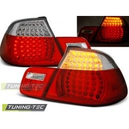 LED TAIL LIGHTS RED WHITE fits BMW E46 04.99-03.03 CABRIO, Serie 3 E46 Coupé/Cab