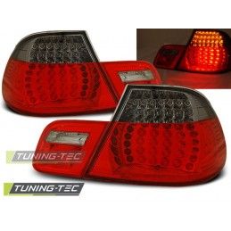 LED TAIL LIGHTS RED SMOKE fits BMW E46 04.99-03.03 CABRIO, Serie 3 E46 Coupé/Cab