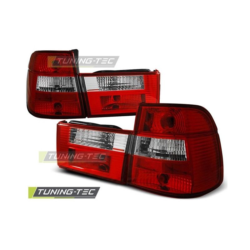 TAIL LIGHTS RED WHITE fits BMW E34 91-96 TOURING, Serie 5 E34