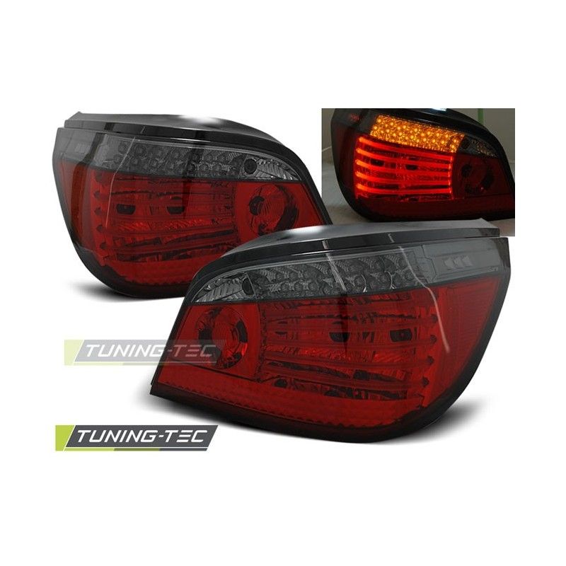 LED TAIL LIGHTS RED SMOKE fits BMW E60 07.03-07, Serie 5 E60/61 LED TAIL LIGHTS RED SMOKE fits BMW E60 07.03-07, Serie 5 E60/61