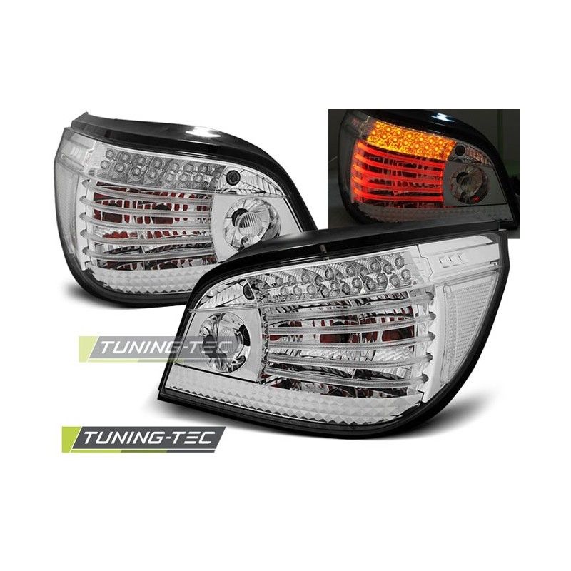 LED TAIL LIGHTS CHROME fits BMW E60 07.03-07, Serie 5 E60/61