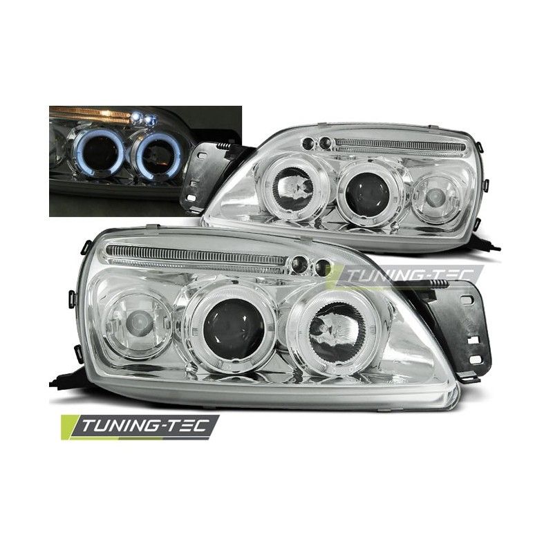 FORD FIESTA MK5 09.99-04.02 ANGEL EYES CHROME, Eclairage Ford FORD FIESTA MK5 09.99-04.02 ANGEL EYES CHROME, Eclairage Ford