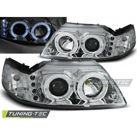 FORD MUSTANG 98-04 ANGEL EYES CHROME, Eclairage Ford