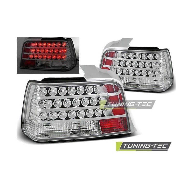 LED TAIL LIGHTS CHROME fits BMW E36 12.90-08.99 SEDAN, Serie 3 E36 Berline/Compact