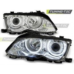 HEADLIGHTS ANGEL EYES CCFL CHROME fits BMW E46 09.01-03.05, Eclairage Bmw