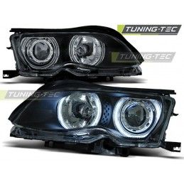 HEADLIGHTS ANGEL EYES CCFL BLACK fits BMW E46 09.01-03.05, Eclairage Bmw