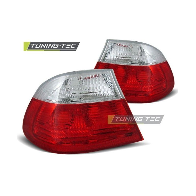 TAIL LIGHTS RED WHITE fits BMW E46 04.99-03.03 COUPE, Serie 3 E46 Coupé/Cab