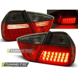 LED TAIL LIGHTS RED SMOKE fits BMW E90 03.05-08.08, Serie 3 E90/E91